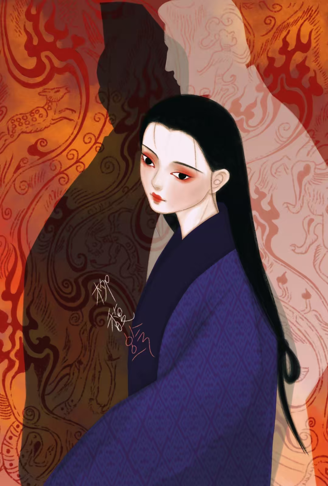 西汉的凝视头像同人高清图