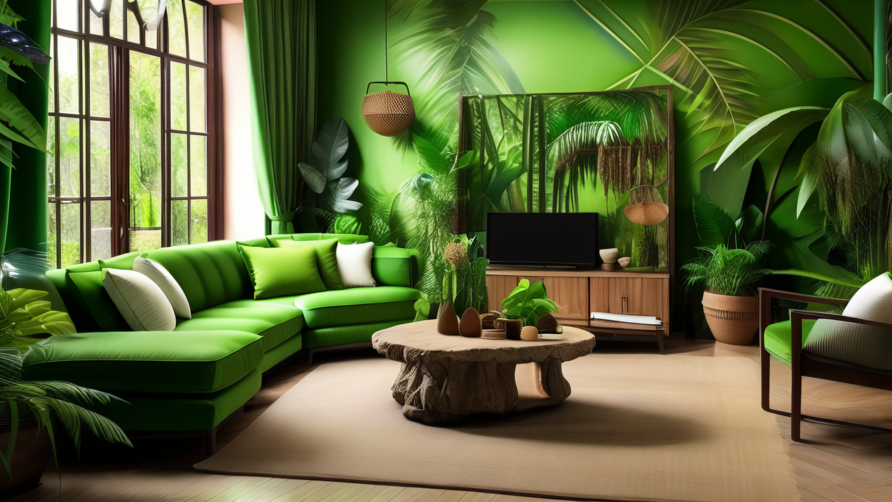 热带雨林风格客厅