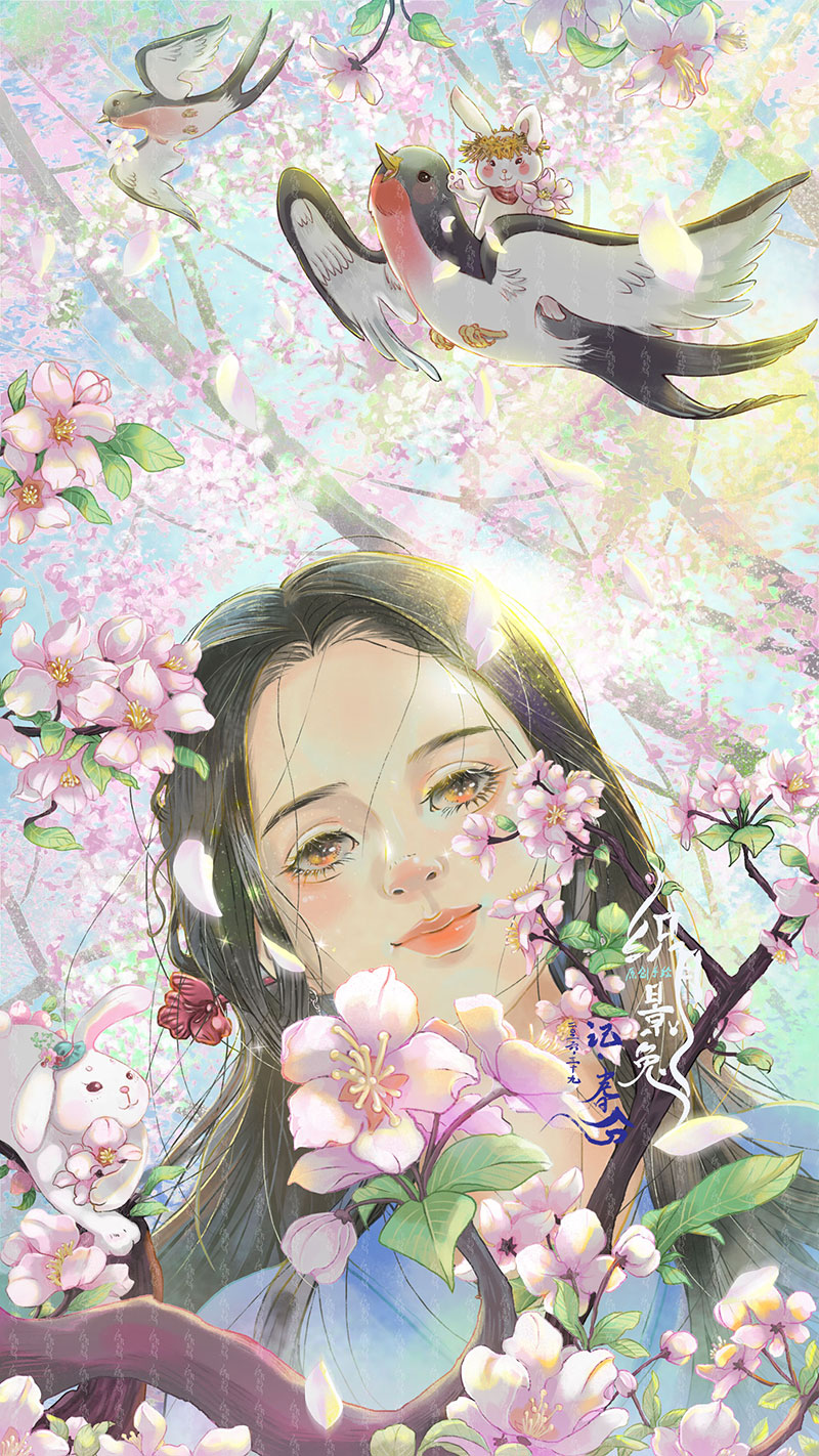 春分至｜海棠胜 借着春风带来治愈头像同人高清图