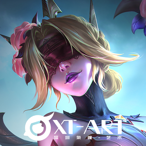 《英雄联盟》炫彩-幽梦玫瑰伊莉丝头像同人高清图