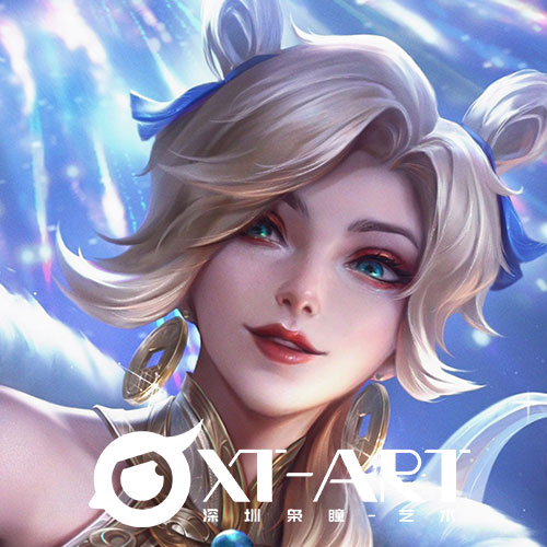 《LOL》神龙烈焰白金-艾希头像同人高清图