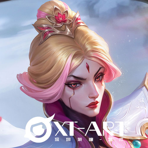 《LOL》踏雪寻梅-卡密尔头像同人高清图