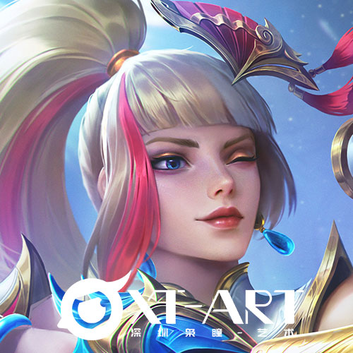 《LOL》神龙烈焰-凯特琳头像同人高清图