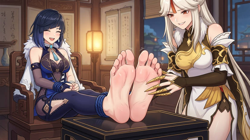 夜兰头像同人高清图