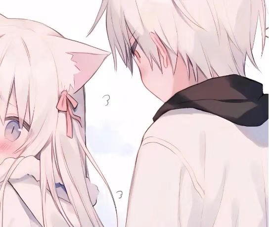 情侣头像插画图片壁纸
