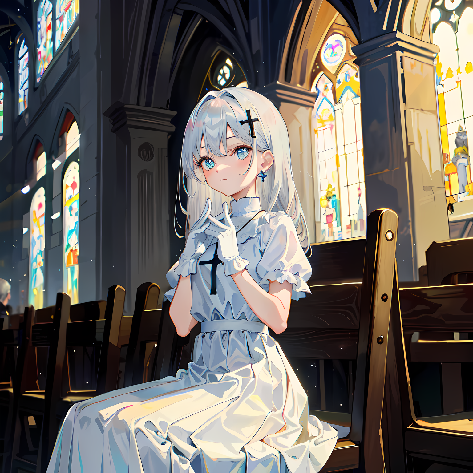 白裙少女的教堂独享