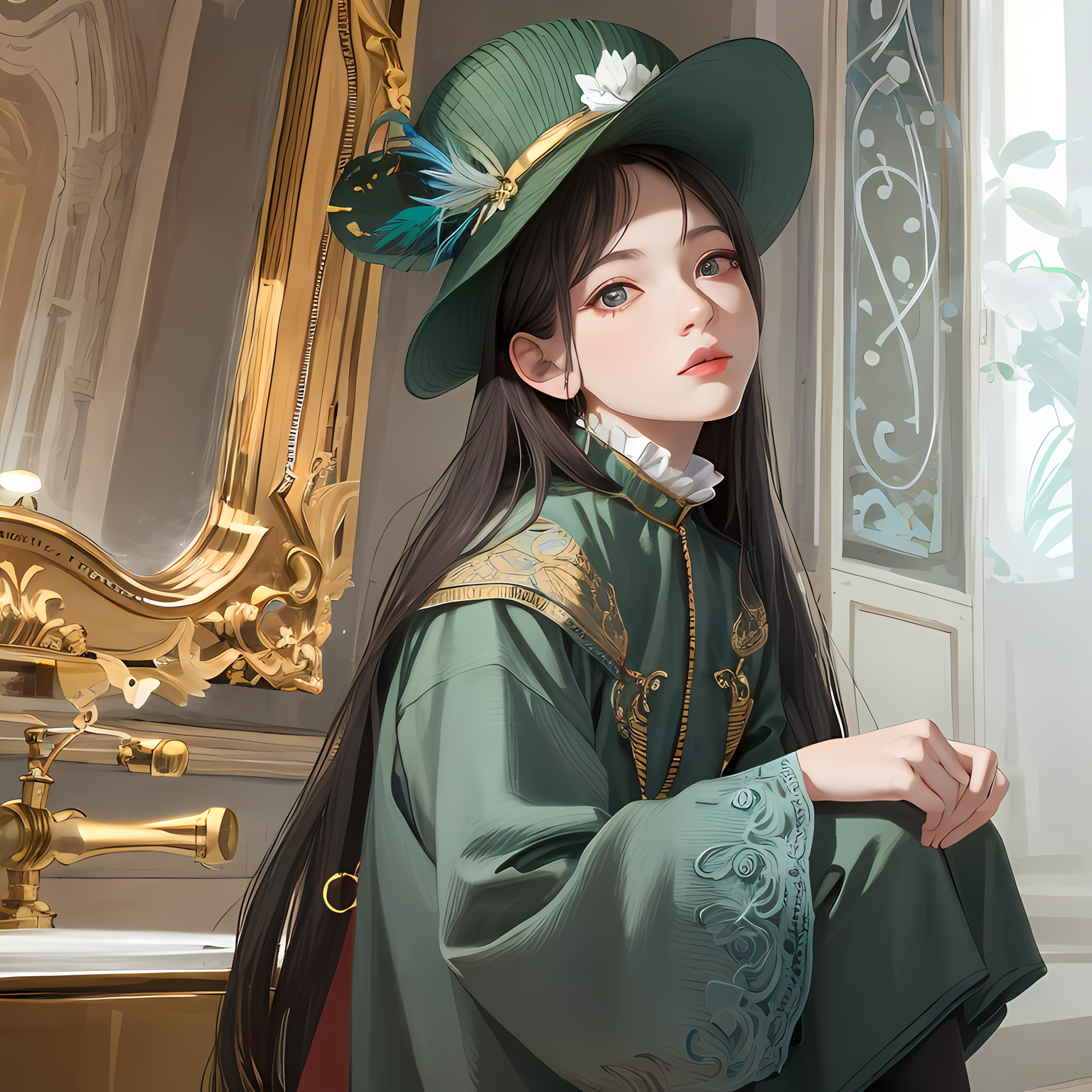 孤女独舞绿衣飘飘-触站