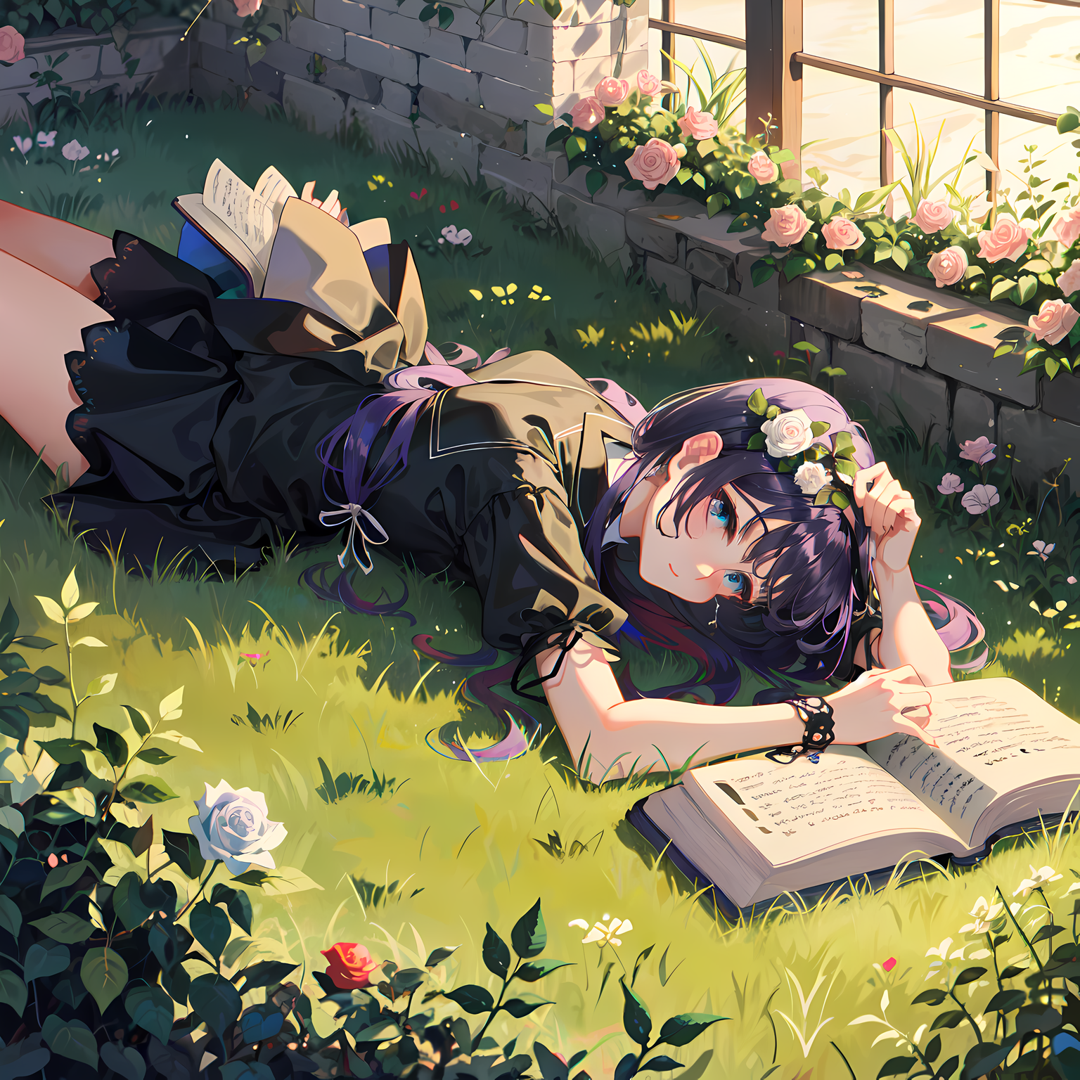 书与花