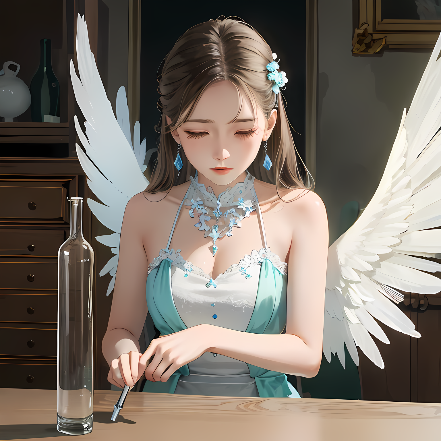 天使翅膀-2.5D写实angel