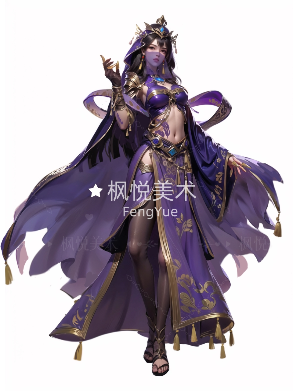 立绘-敌国公主-立绘动漫