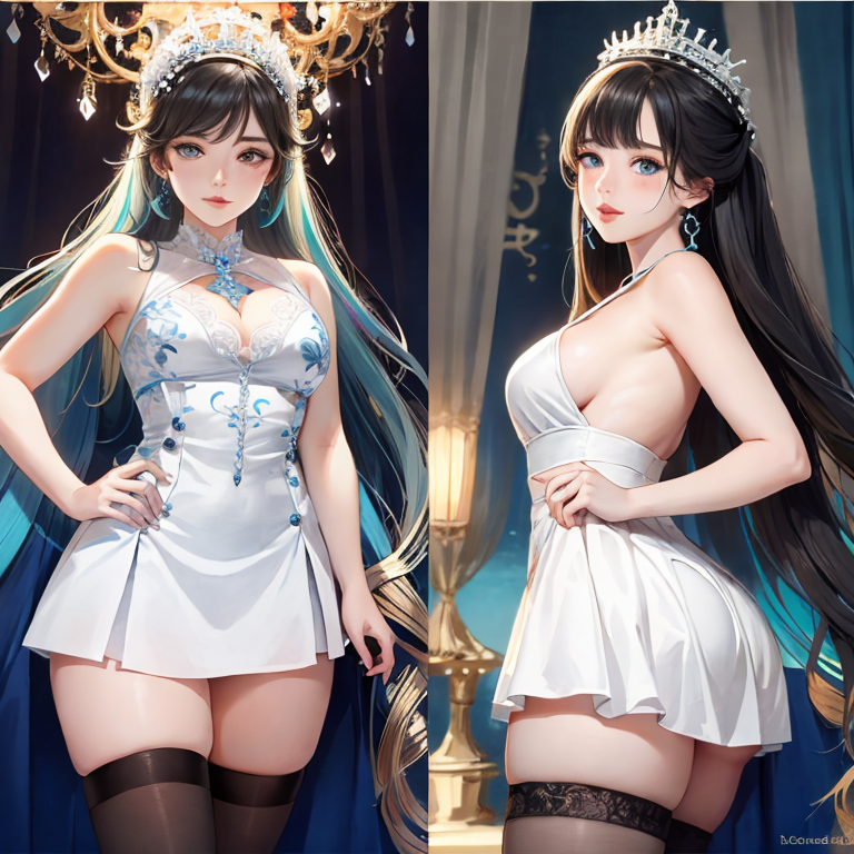 二次元少女群簇-2.5D写实动漫女性