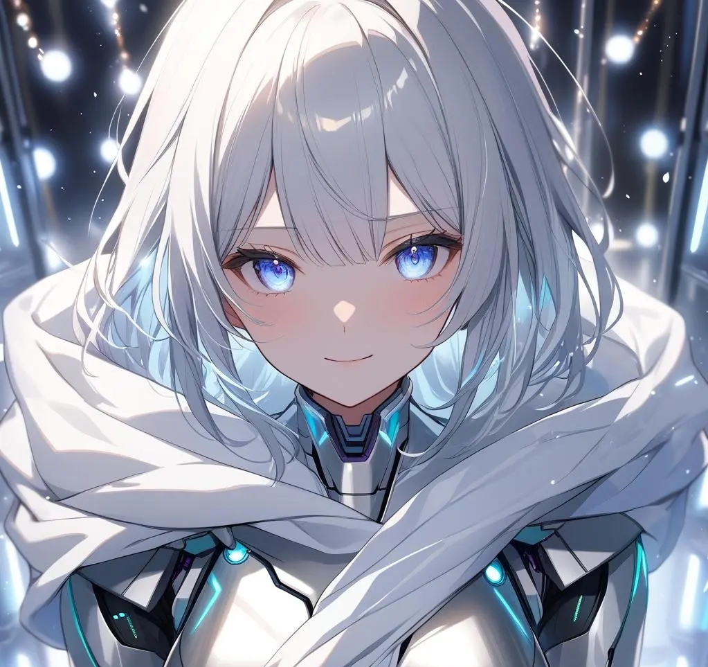AI少女插画图片壁纸