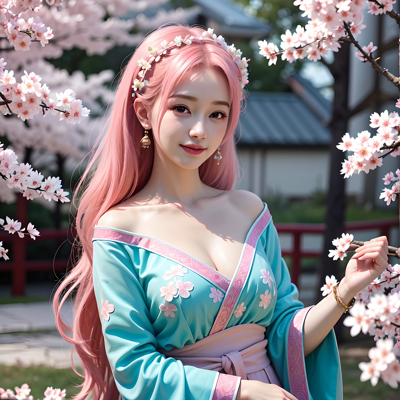 樱花季的少女-真人写实sakura