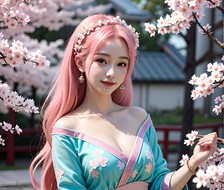 樱花季的少女-真人写实sakura