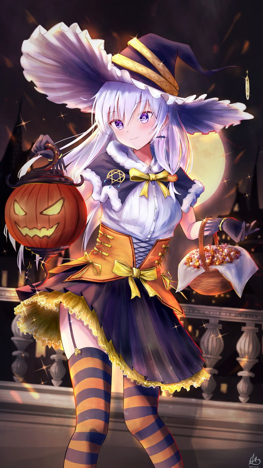 万圣节🎃插画图片壁纸