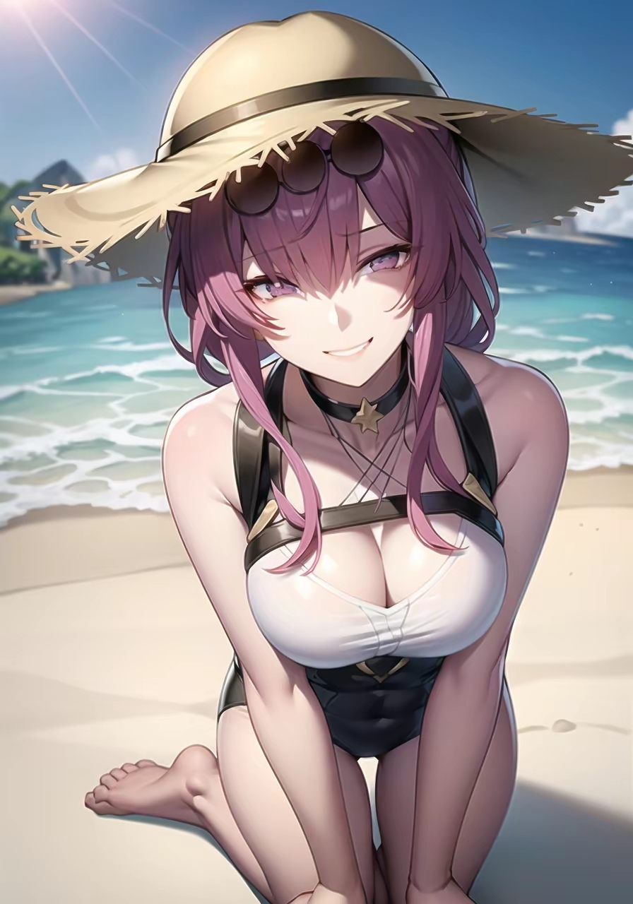 海边卡芙卡-泳裝卡芙卡