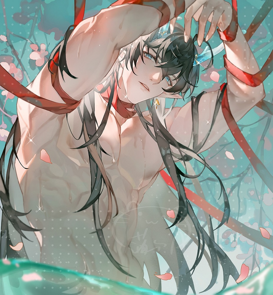 泡汤插画图片壁纸