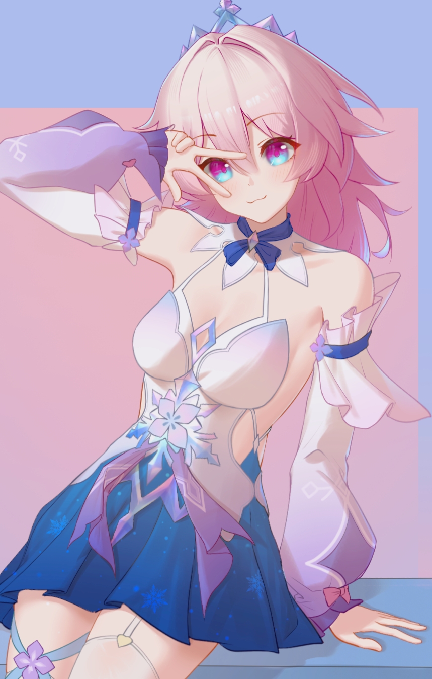 画了三月的新礼服！插画图片壁纸