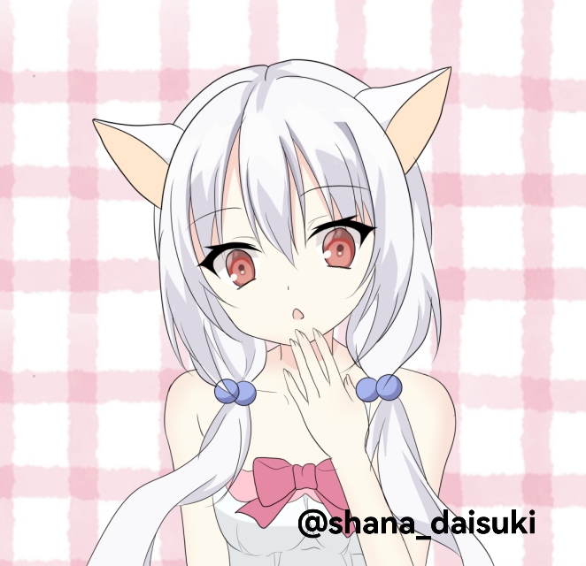 【稿件】双马尾猫娘头像同人高清图