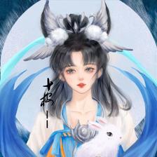 嫦娥——沧海明月升插画图片壁纸