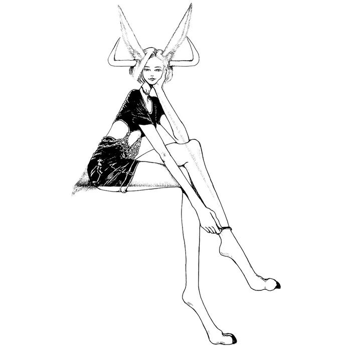 星肖绘 - 金牛座 生肖兔插画图片壁纸