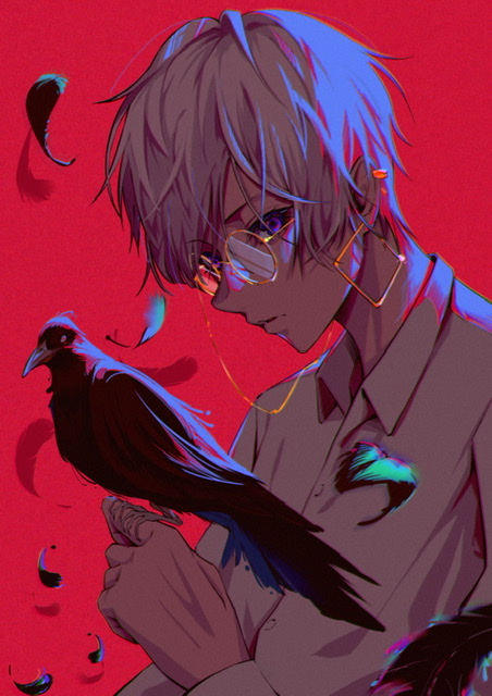酒红插画图片壁纸
