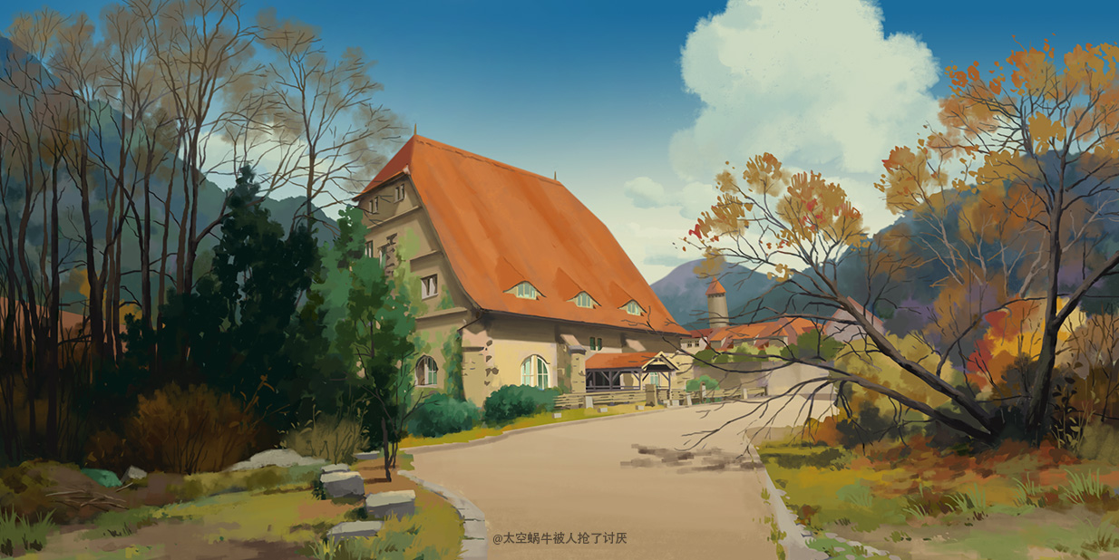 动漫风场景场景插画动漫