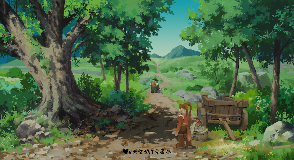 那些我画过的魔兽世界二创插画图片壁纸