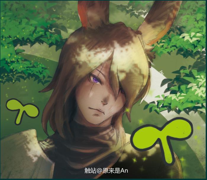 （最终幻想14）豆芽插画图片壁纸