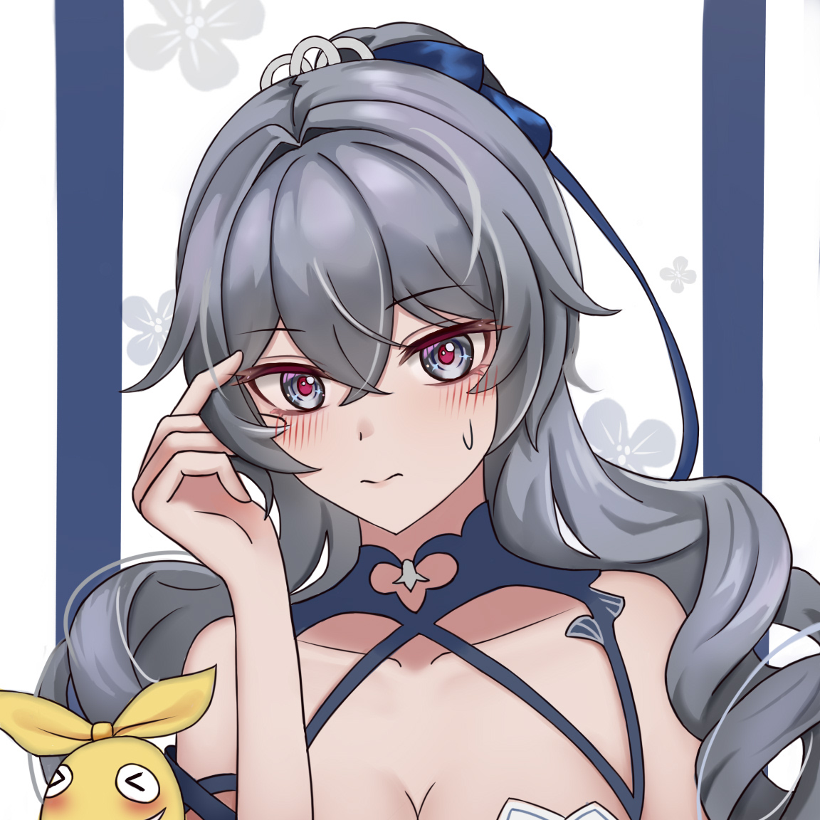 被摸头时插画图片壁纸