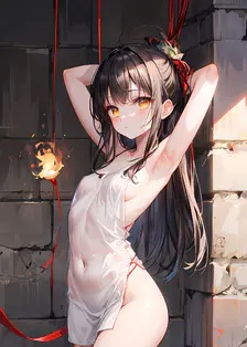 被红绳束缚的少女头像同人高清图
