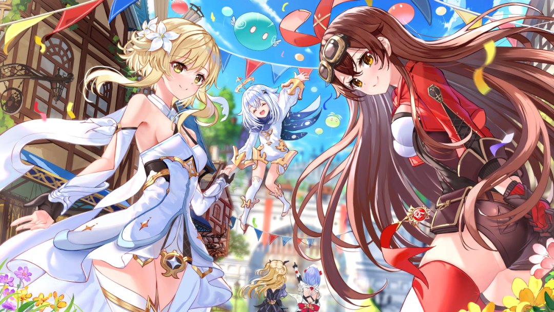 好热荧妹穿泳装凉快一下原神荧美图壁纸合辑