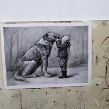 狗狗的回忆插画图片壁纸