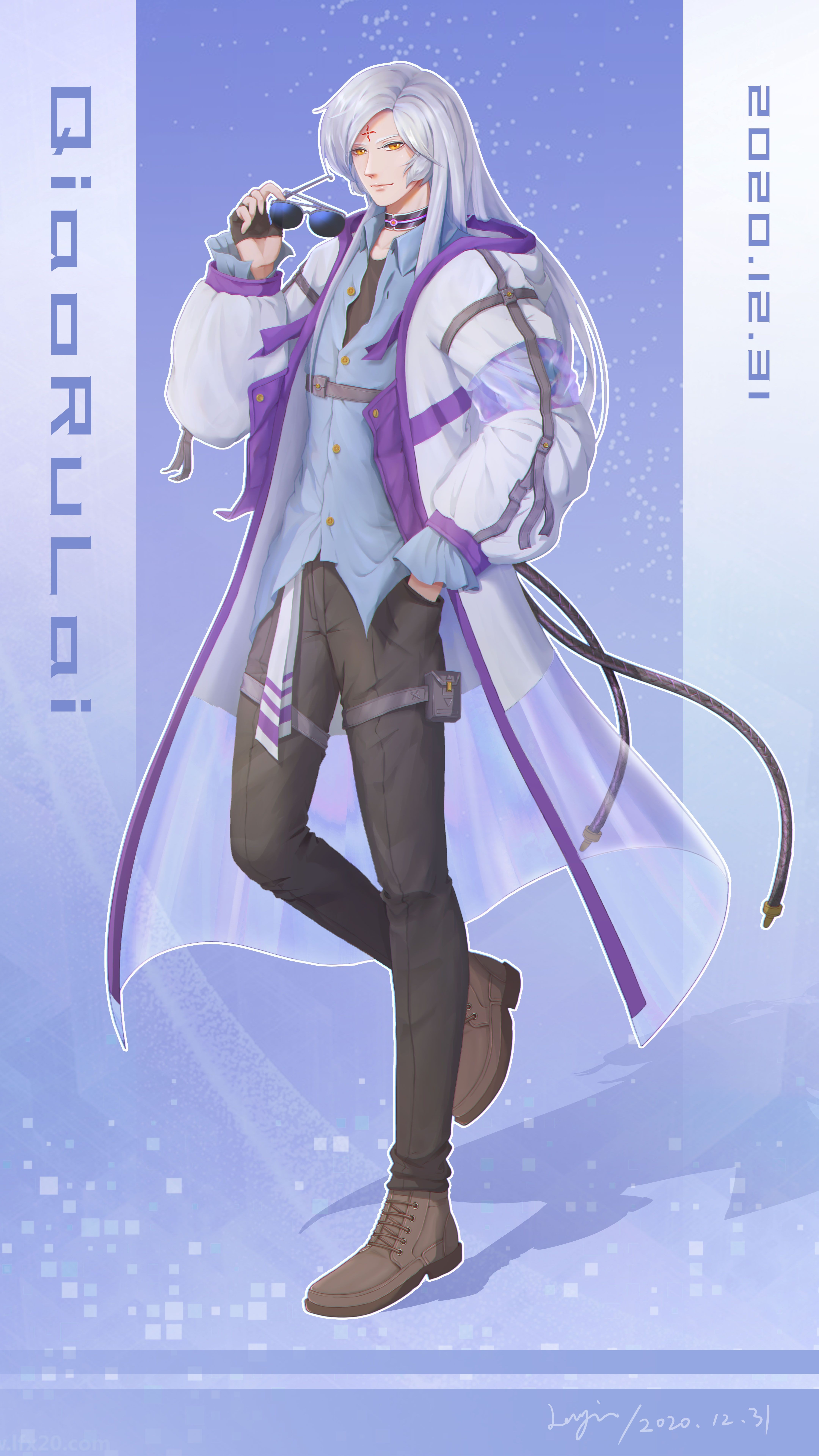 p站画师作品金光布袋戏同人图—俏如来现代版