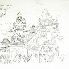 城堡插画图片壁纸