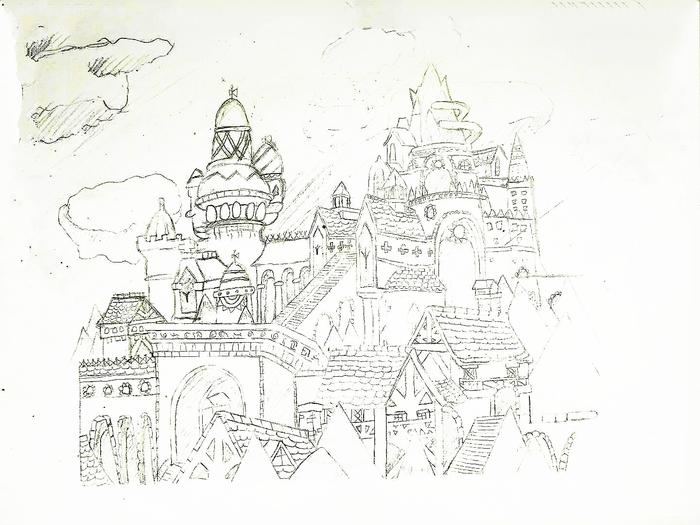 城堡插画图片壁纸