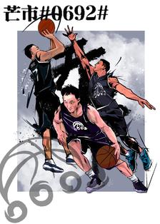 篮球比赛宣传插画插画图片壁纸