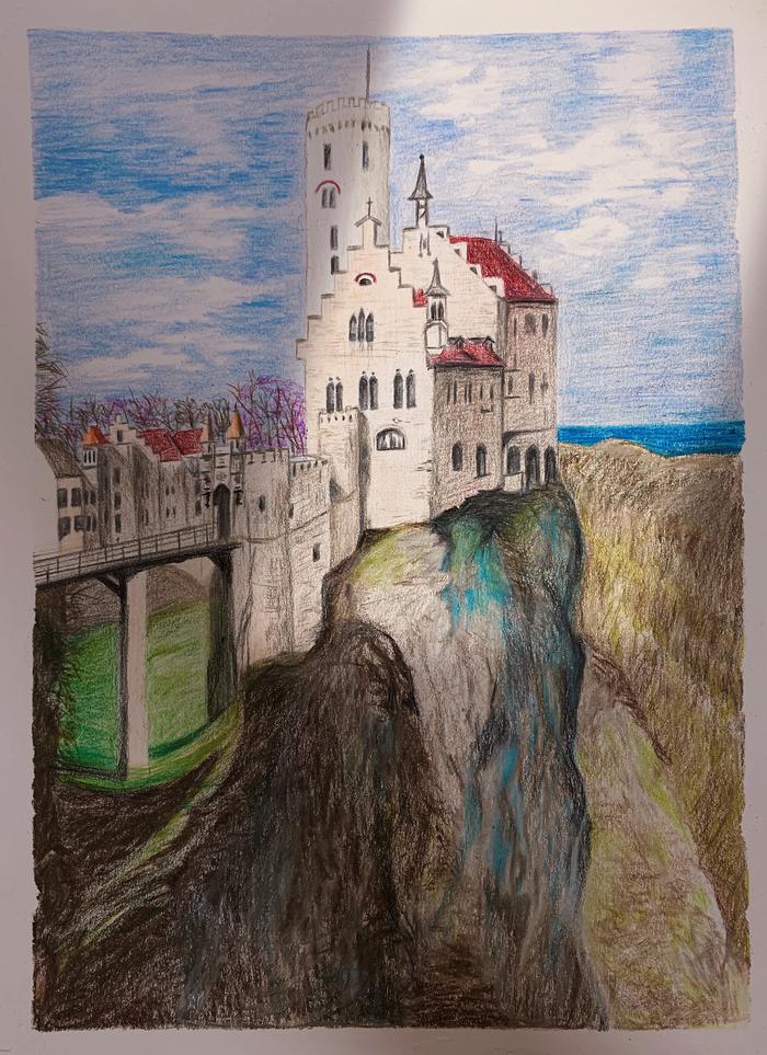 梦想城堡插画图片壁纸