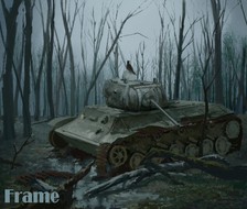 废弃的战场-场景坦克