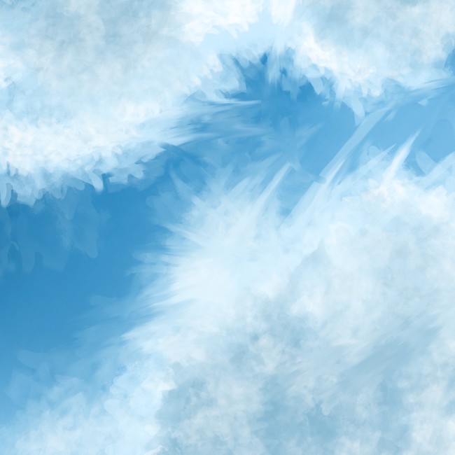 炸毛的云插画图片壁纸
