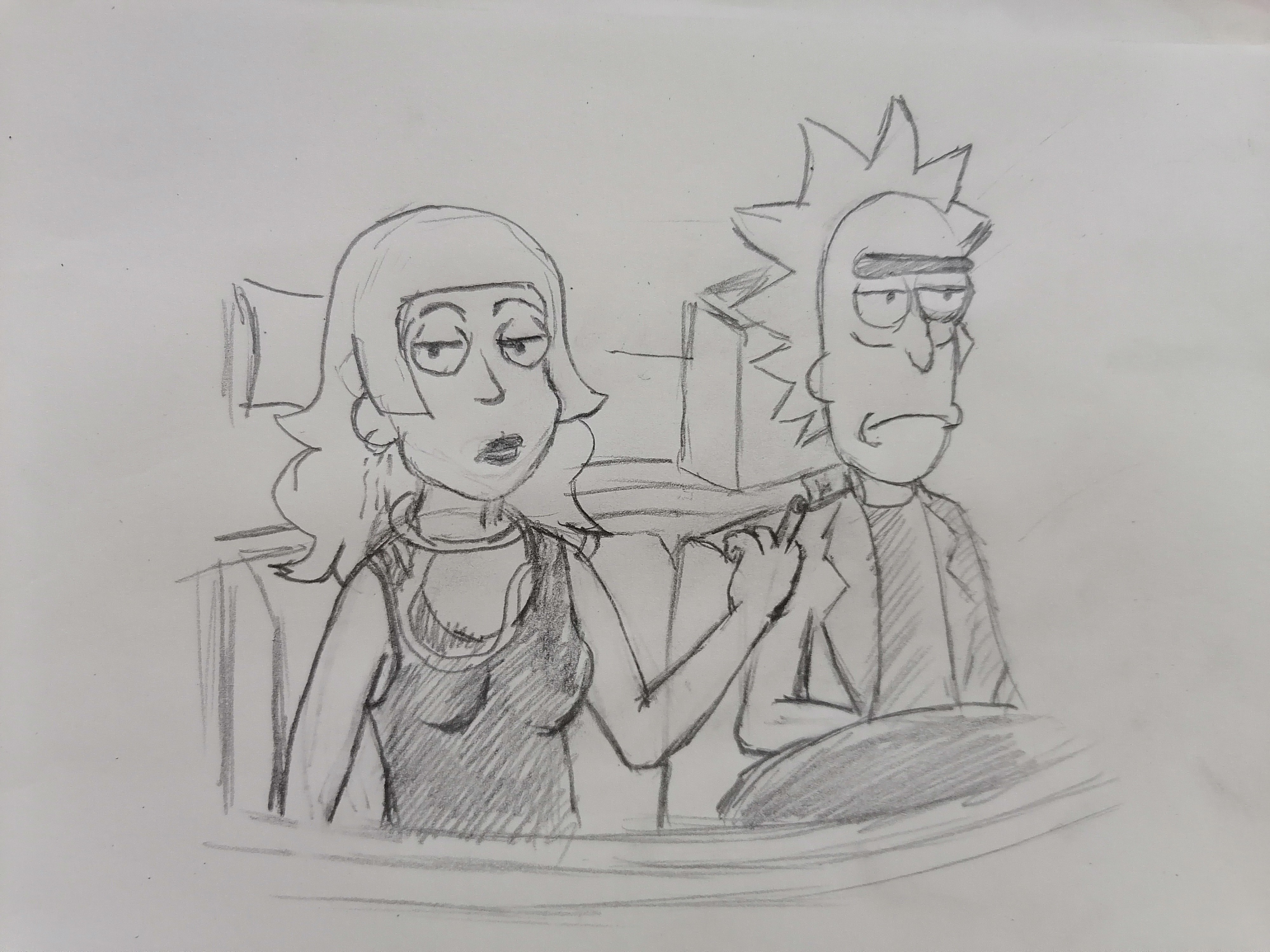 简笔美漫插画图片壁纸