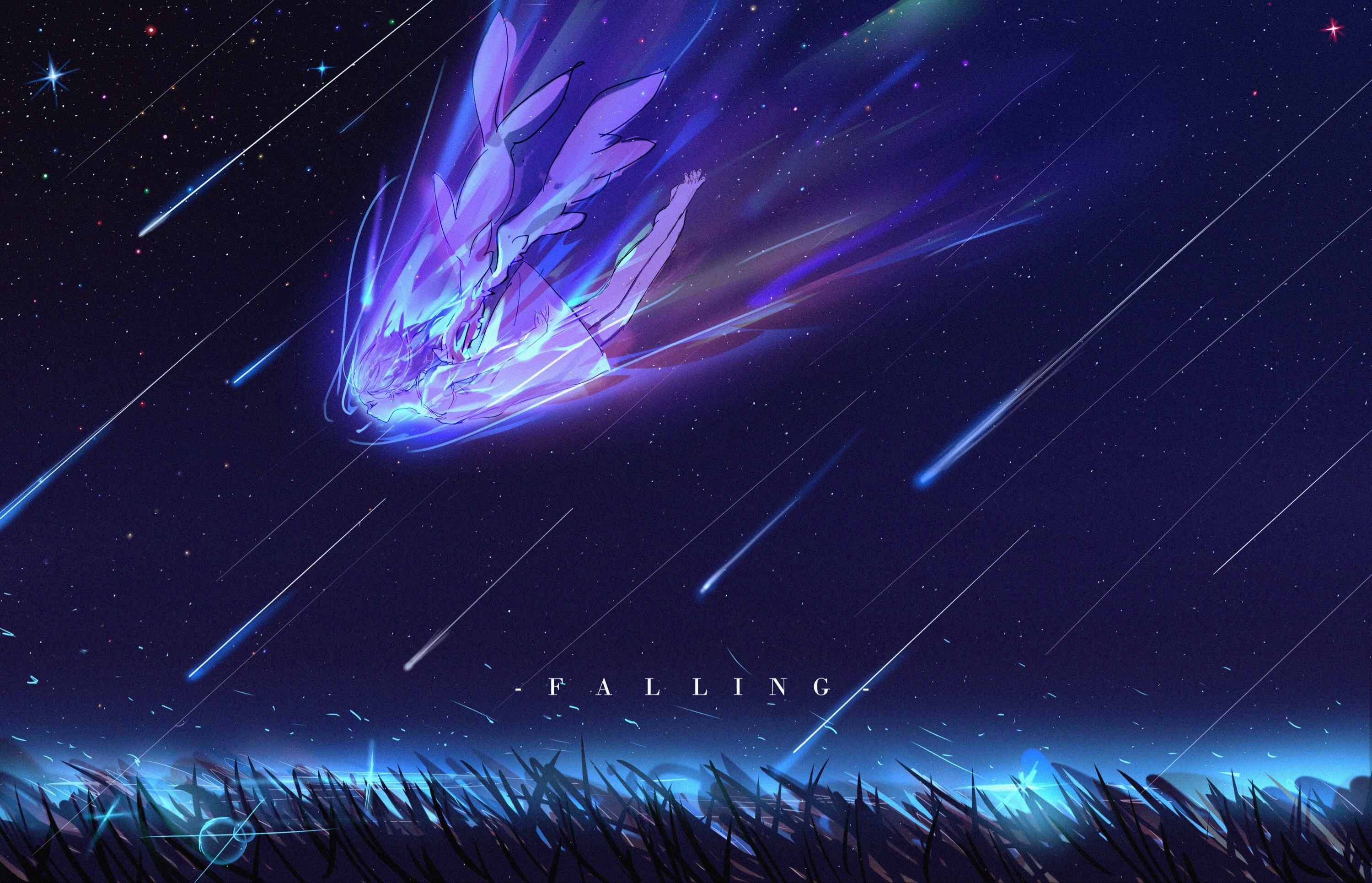 falling-绘画数码绘画