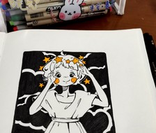 星辰少女-插画动漫