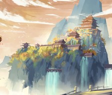 山上的房子-场景中国风