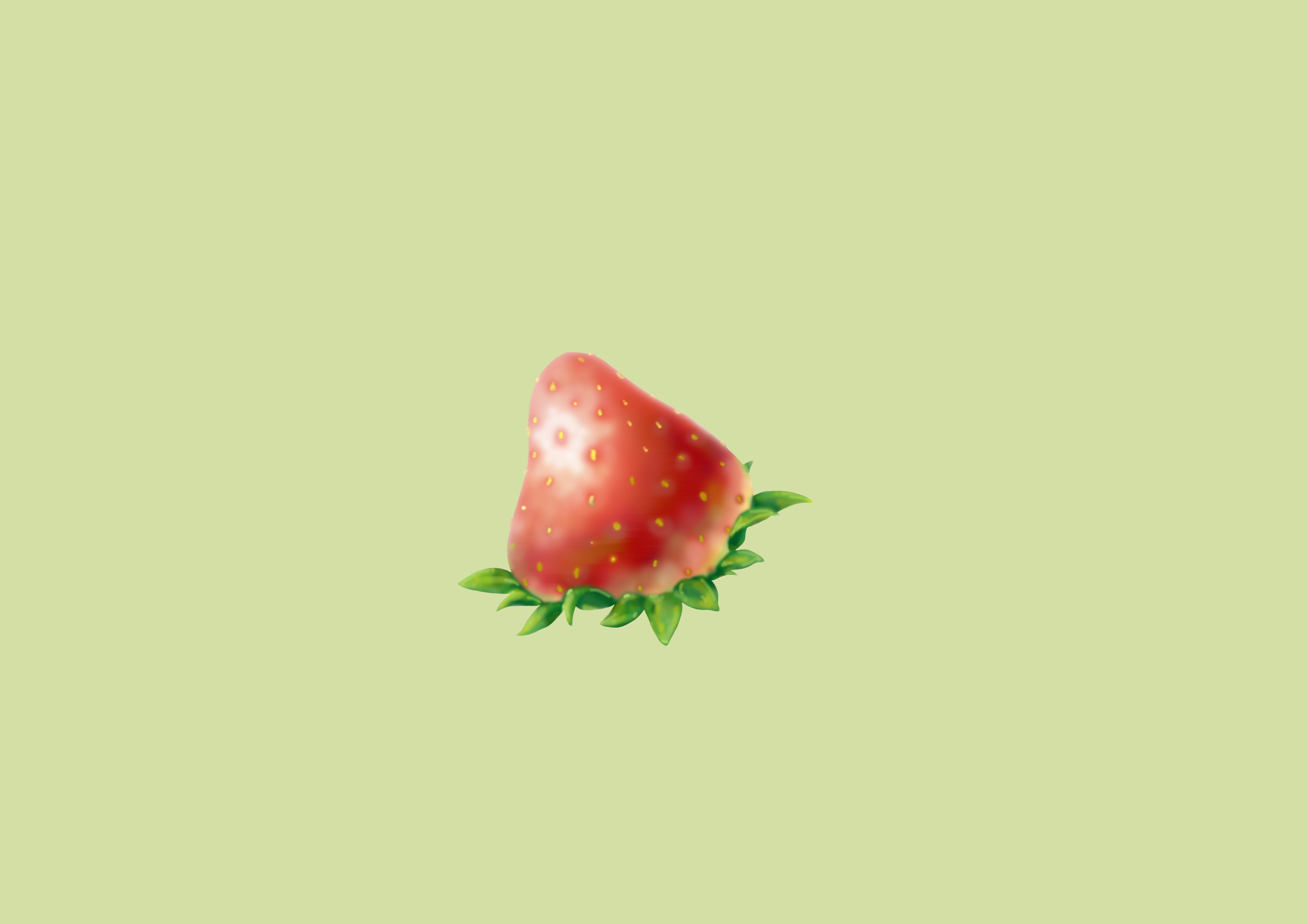 我喜欢的男生刚好也是草莓味插画图片壁纸