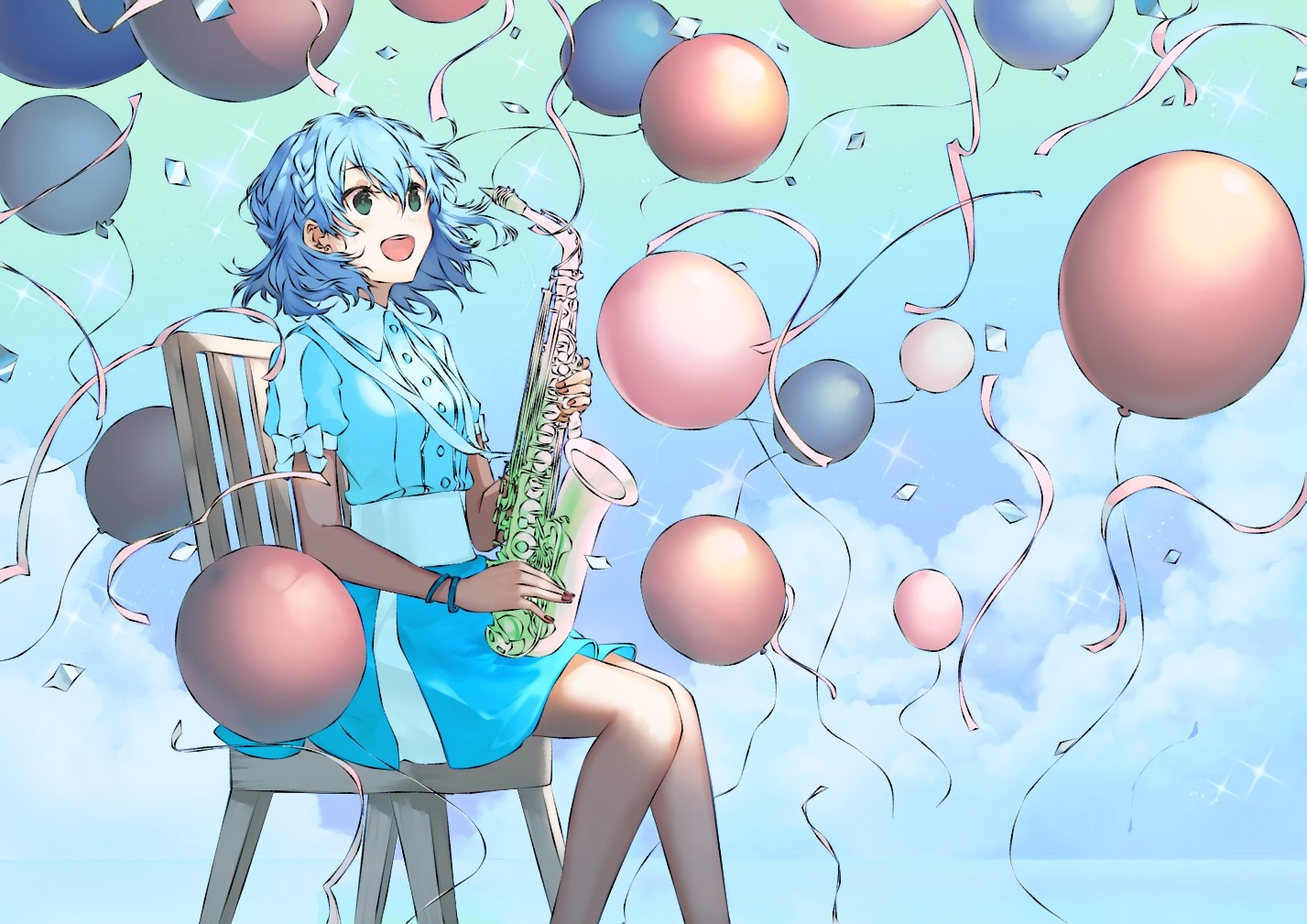 环游气球插画图片壁纸