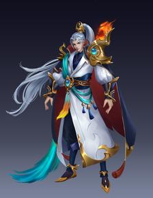 烈风-元素法师插画图片壁纸