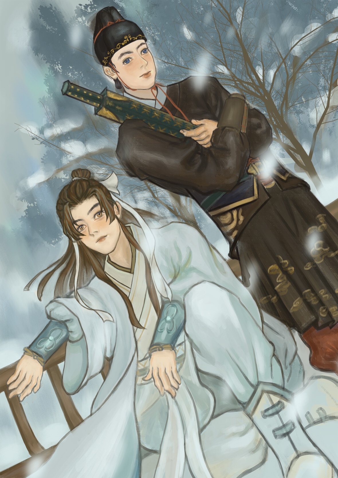 江南百景图展昭白玉堂同人