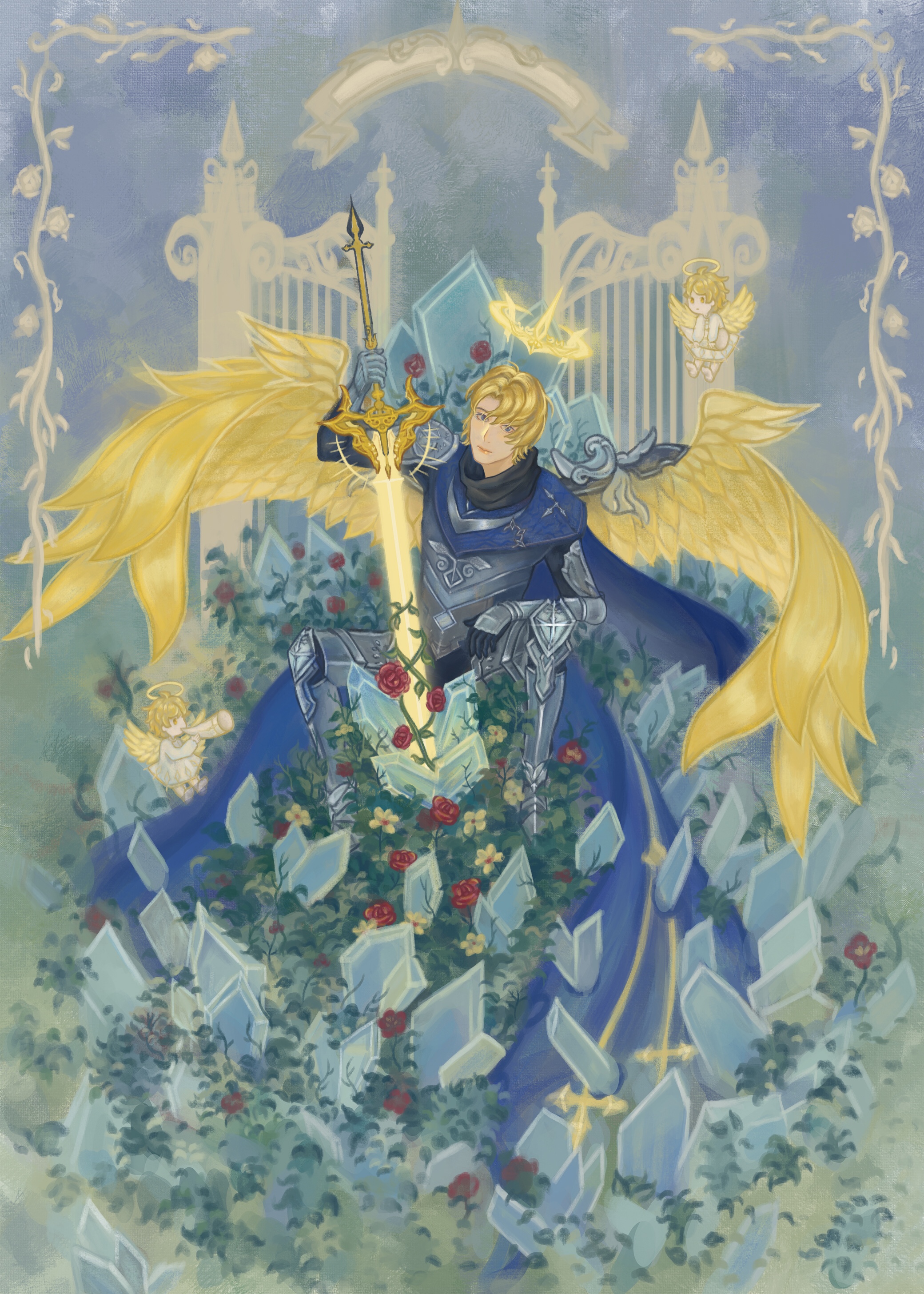 幻书启世录罗兰之歌同人插画图片壁纸