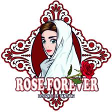 赫本-永远的玫瑰插画图片壁纸